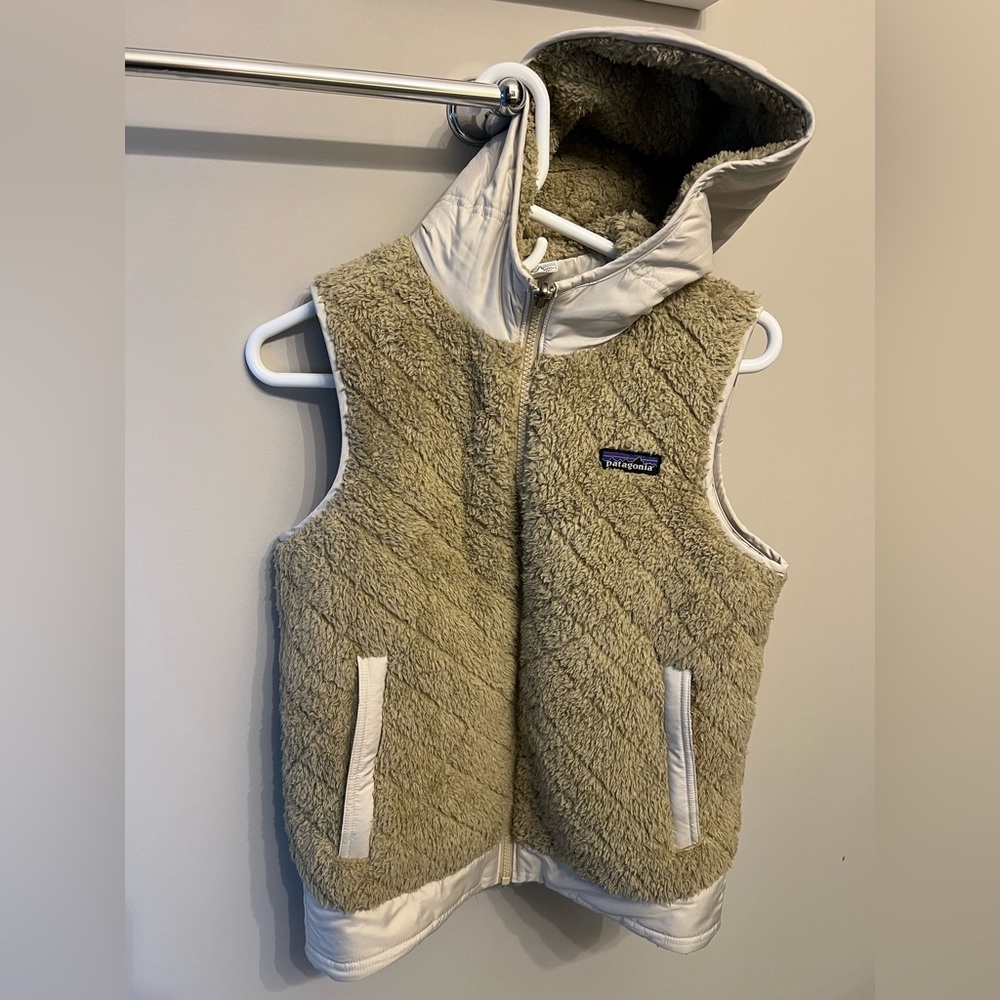 Patagonia Reversible Hooded Vest EUC